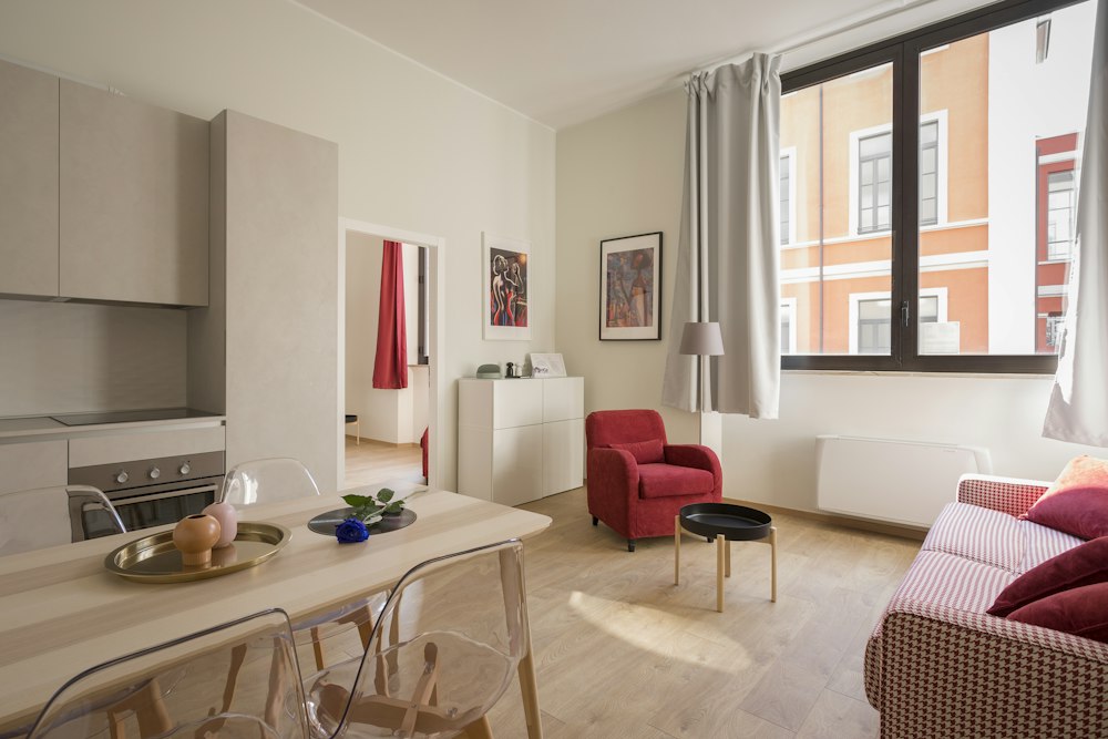 Designer loft interior at M Square Budapest